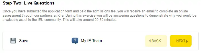 2ème étape : évaluation en ligne