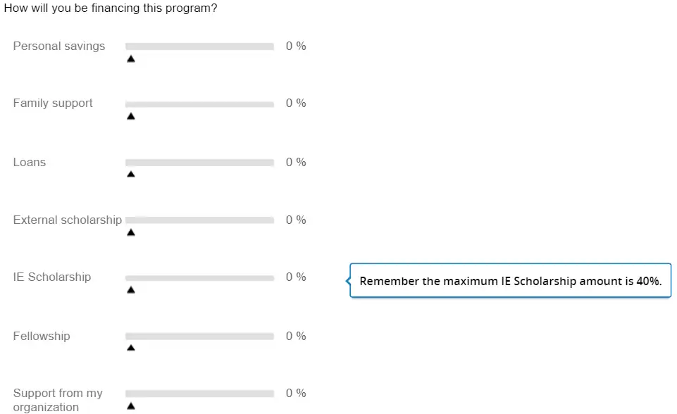 8) Comment allez-vous payer pour votre programme d'étude ?